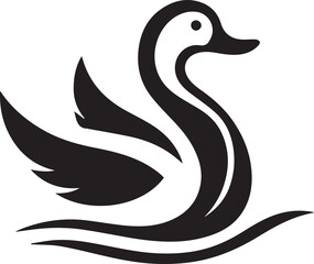 Rubber duck icon vector art illustration