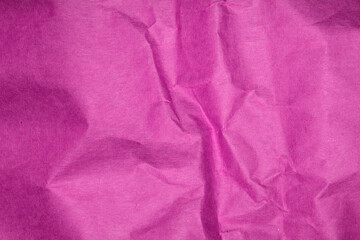 Fototapeta premium Pink Paper Bag Crumpled and Creased for Background