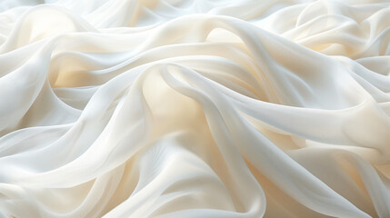 Obraz premium Lightweight White Textured Fabric