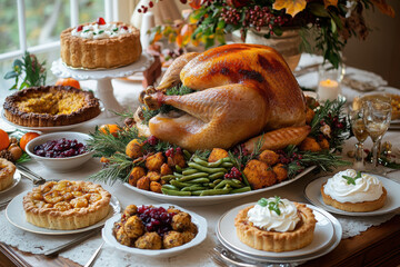 Rustic Thankgiving Dinner
