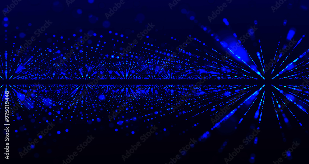 Poster abstract techno background. 3d technological composition. information technology concept. digital cy