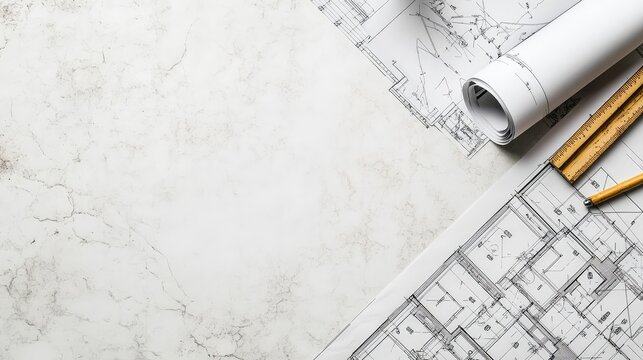 White portable exhibition counter with modern design, perfect for trade shows, events, and promotional displays. Lightweight, compact, and easy to assemble. AI generated illustration.