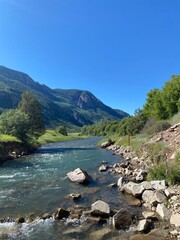 Fototapeta premium colorado hot springs landscape