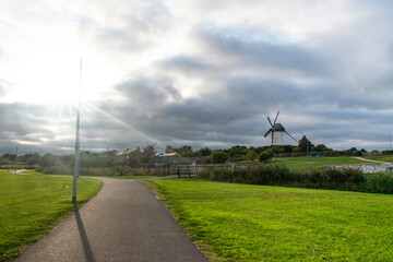 windmill in the field