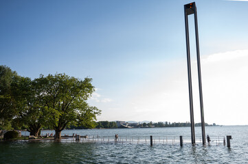Bodensee Hochwasser hoher Wasserstand Umwelt Klima