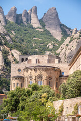 Fototapeta premium Historic monastery of Montserrat in Spain near Barcelona.