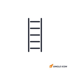 ladder icon vector illustration. ladder symbol isolated on white background