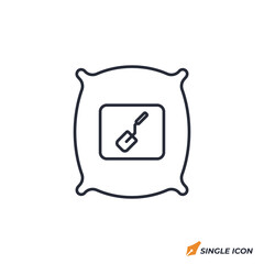 cement icon vector illustration. cement symbol isolated on white background