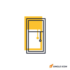 windows icon vector illustration. windows symbol isolated on white background