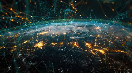 Obraz premium World wide web concept, network 