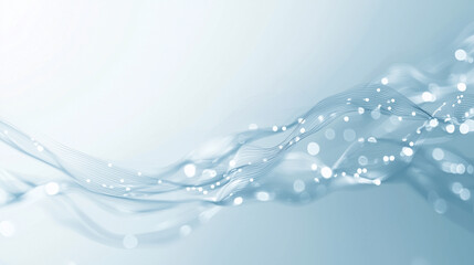 sleek, tech-themed background featuring interconnected data points, lines, and neural network-inspired designs. Add dynamic audio waveforms, digital graphics, and pixelated details