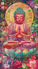  bodhisattva lord buddha statue monk meditating buddhism culture religion