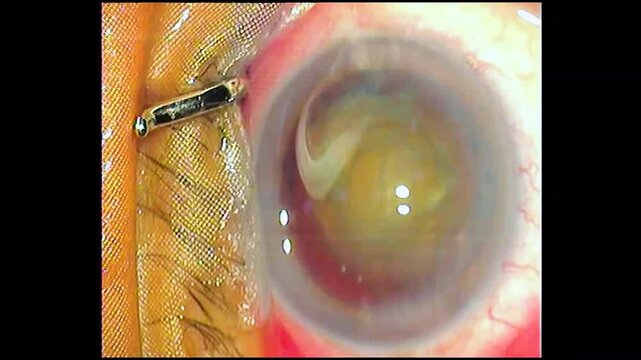 Phacoemulsification Cataract Surgery Stages Shown in Sequential Panel