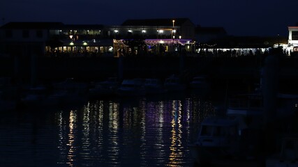Fototapeta premium crépuscule sur le port de la Cotinière, Oléron