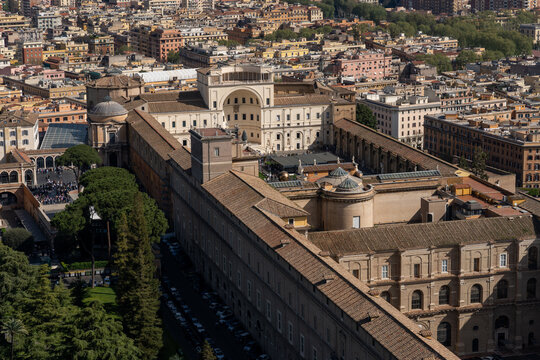 The Vatican Museums from above