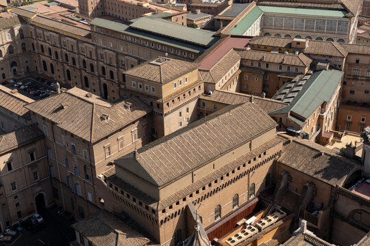 The Vatican Museums from above