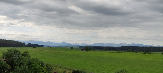 Fototapeta premium Allgäu Ausblick