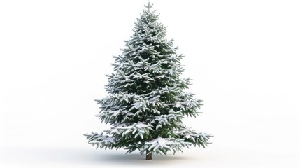 Fototapeta premium Christmas tree isolated on white Christmas tree isolated on white
