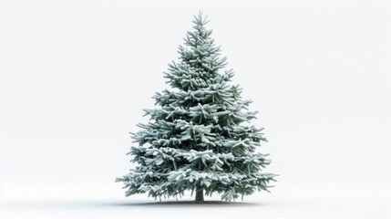 Christmas tree isolated on white  Christmas tree isolated on white