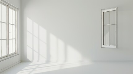 Fototapeta premium Window isolated on white background