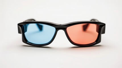 3 D glasses isolated on white background