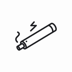 electronic cigarettes icon sign vector