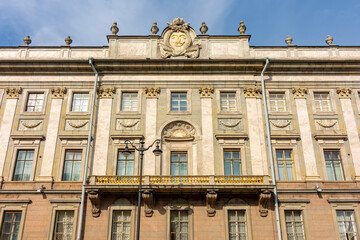 Obraz premium Facade of Marble palace in Saint Petersburg, Russia