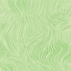 Wavy green abstract lines forming a seamless pattern with organic curves. Ideal for home decor, textiles, and art prints.
