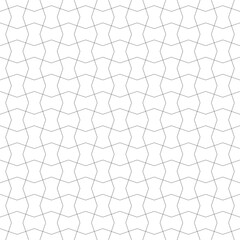 Seamless islamic geometric pattern background. Zig zag cross pattern background.