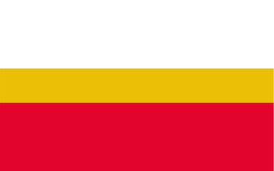 Flag of the Lesser Poland Voivodeship (Republic of Poland, Rzeczpospolita Polska) Województwo małopolskie, Malopolska Province