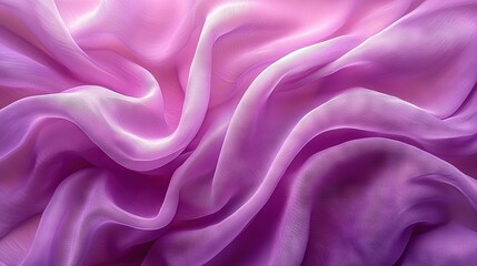Obraz premium A close-up of a vast purple fabric covering both ends