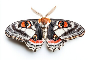 cecropia moth, with its impressive wingspan, reveals vibrant patterns and colors, showcasing nature's artistry in stunning detail and elegance.