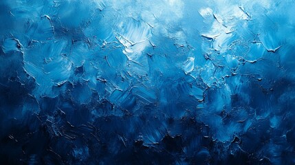 a Blue abstract background with canvas texture and subtle brush strokes.