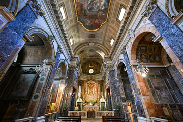 Naklejka premium Santa Maria in Via - Rome, Italy