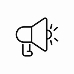 announcement marketing megaphone icon sign vector