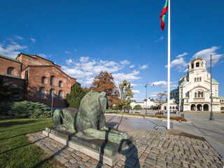 Cathedral Saint Alexander Nevski in Sofia, Bulgaria
