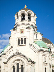 Obraz premium Cathedral Saint Alexander Nevski in Sofia, Bulgaria