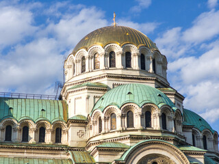 Cathedral Saint Alexander Nevski in Sofia, Bulgaria