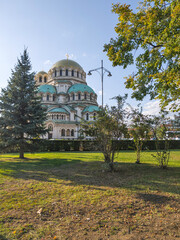 Cathedral Saint Alexander Nevski in Sofia, Bulgaria