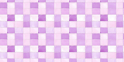 Fototapeta premium lavender and plum color tiles seamless pattern, clean surface texture, white background