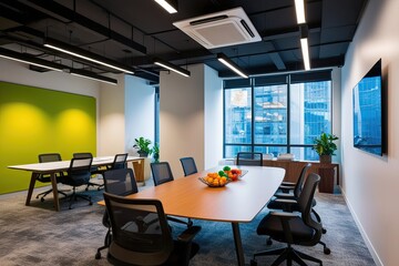 Creative Office Interior Design for Collaboration and Brainstorming in Startups