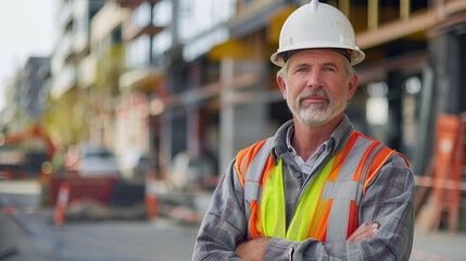Senior Manufacturing Engineer Exudes Confidence with a Smile in Industrial Environment
