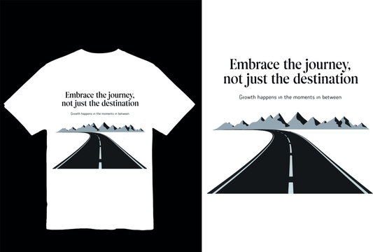 Modern Vector Typography T-Shirt Design Template