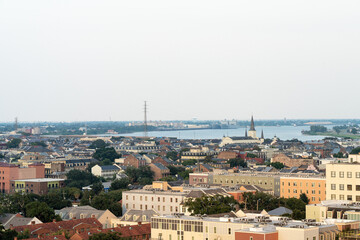 Fototapeta premium New Orleans City at sunset