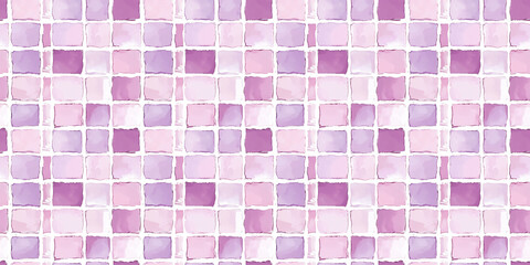 soft pink and lavender color tiles seamless pattern, clean surface texture, white background