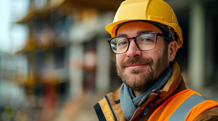 Senior Manufacturing Engineer Exudes Confidence with a Smile in Industrial Environment
