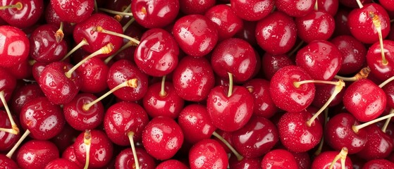 Fresh organic ripe cherry fruits. Fresh cherry fruits.