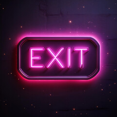 Obraz premium Neon sign that says 
