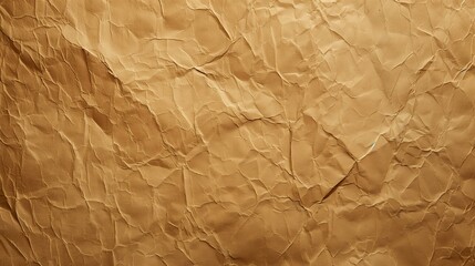 Obraz premium Crumpled brown paper texture background