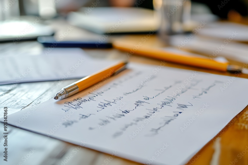 Poster close up of handwritten notes highlighting key insights from corporate events and learnings